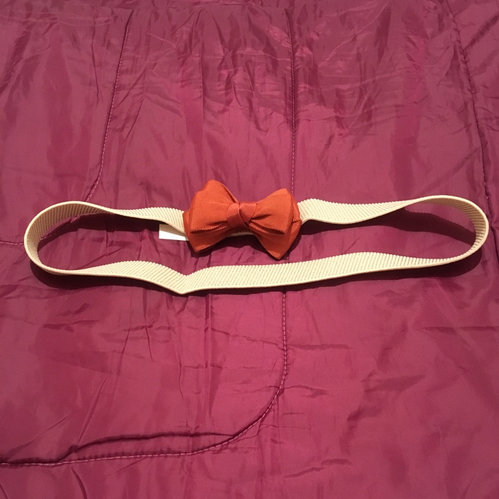 FINAL PRICE - NWT Loft stretch lurex belt - cream
